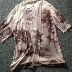 Chicos's lightweight short sleeve sweater